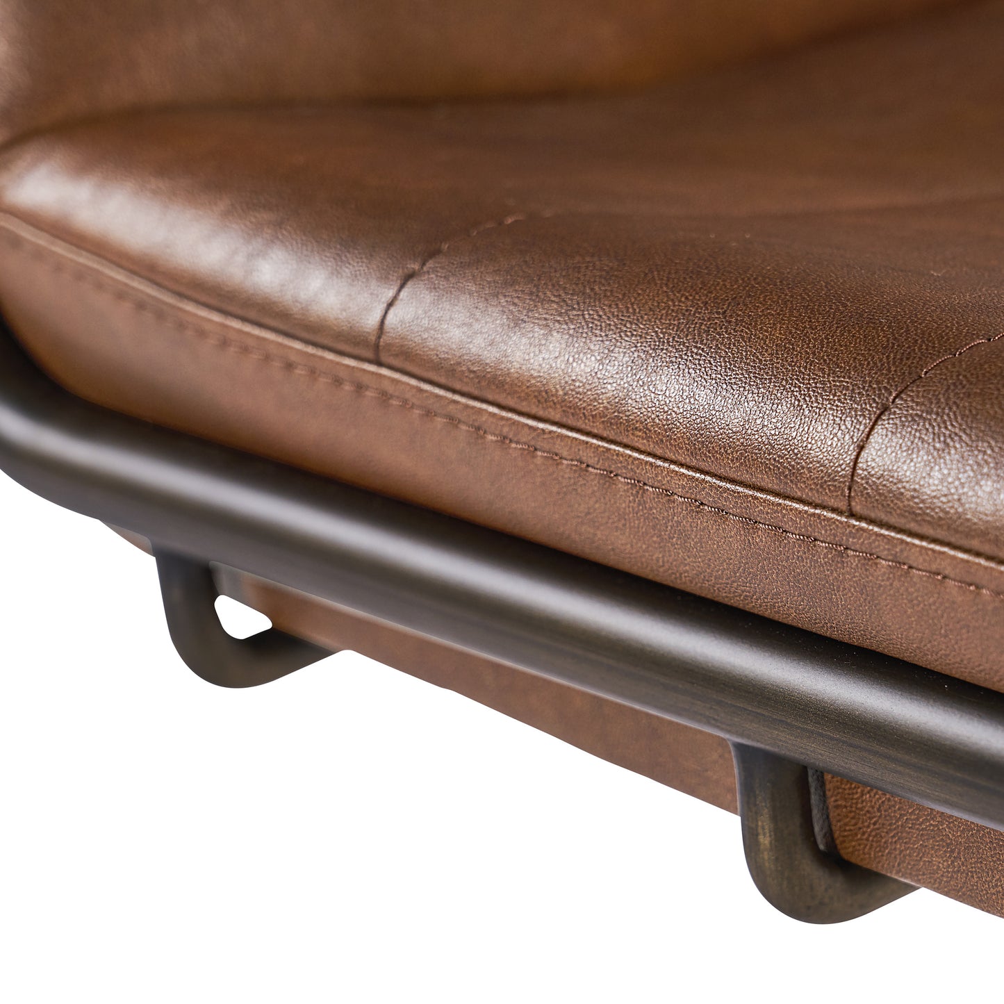 NAHLA ANTON LOUNGE CHAIR - BRAVO COGNAC