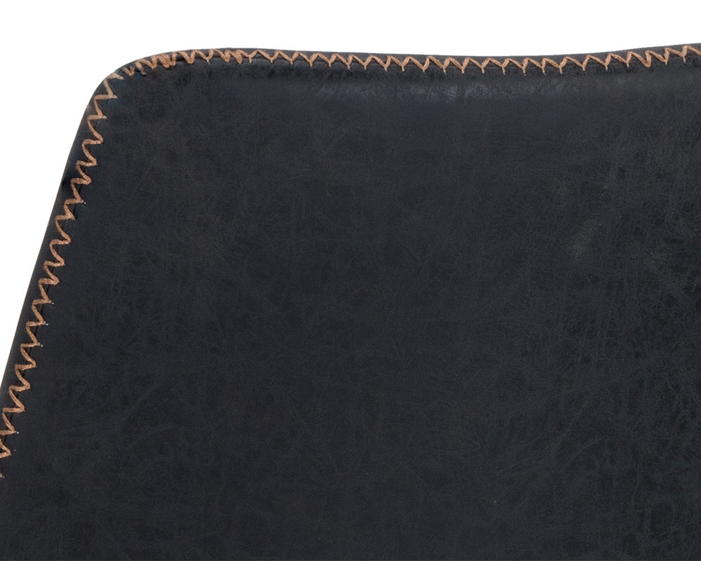 NAHLA CAL OFFICE CHAIR - ANTIQUE BLACK
