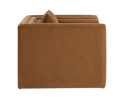 NAHLA KIRA ARMCHAIR - MEG GOLD