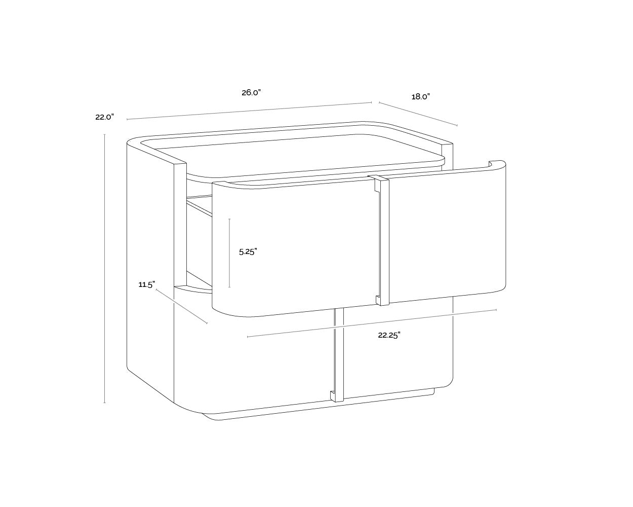 Jamille Nightstand