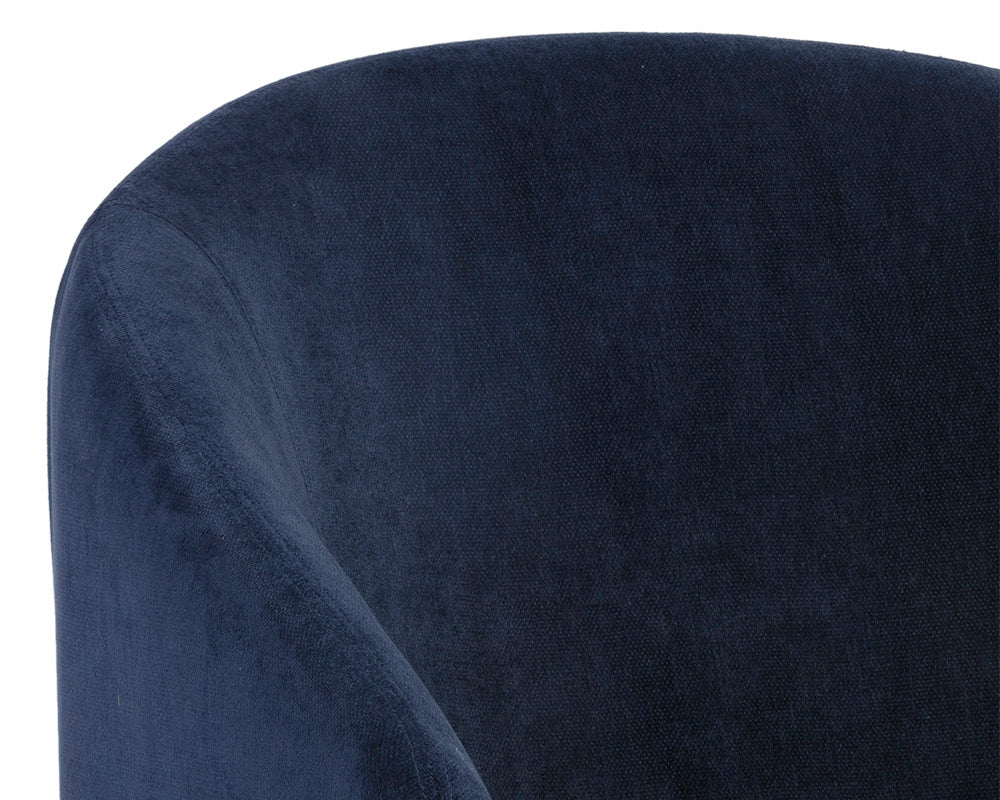 NAHLA LAURYN LOUNGE CHAIR - DANNY NAVY