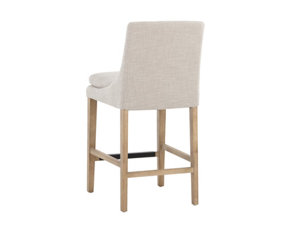 NAHLA ROSINE COUNTER STOOL - EFFIE FLAX