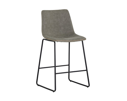 NAHLA CAL COUNTER STOOL - ANTIQUE GREY