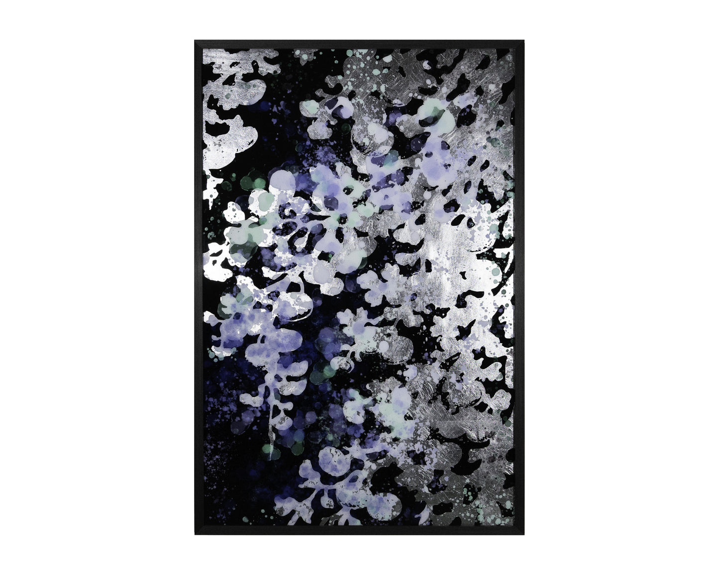 NAHLA FLORAL FANTASY (SET OF 2) - 40" X 60" - CHARCOAL FRAME