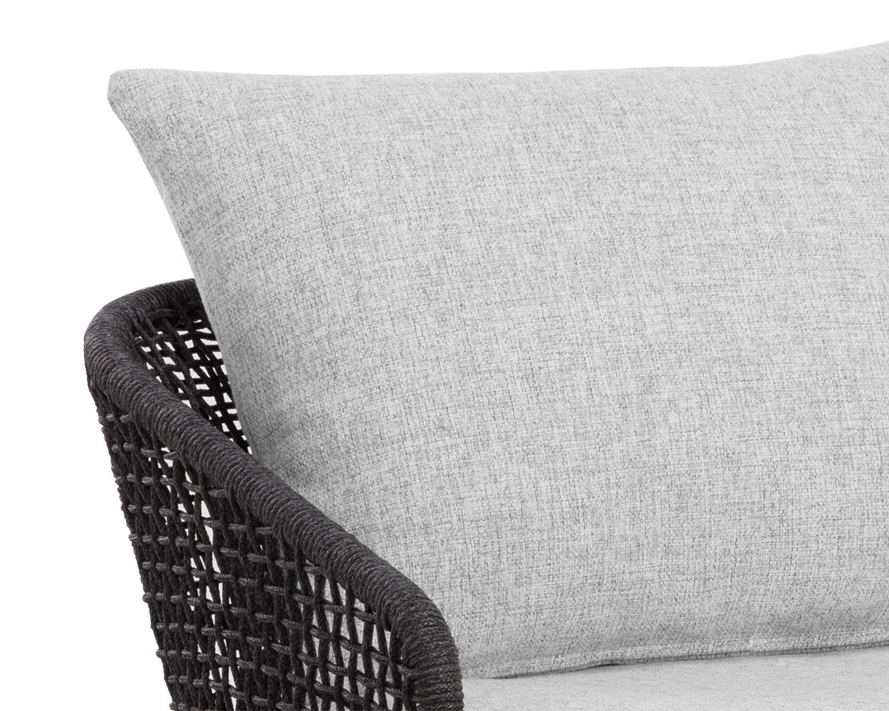 NAHLA CAPRI LOUNGE CHAIR - SMOKE GREY - COPACABANA MARBLE
