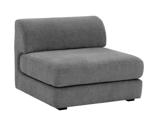 NAHLA HARMONY MODULAR - ARMLESS CHAIR - DANNY DARK GREY