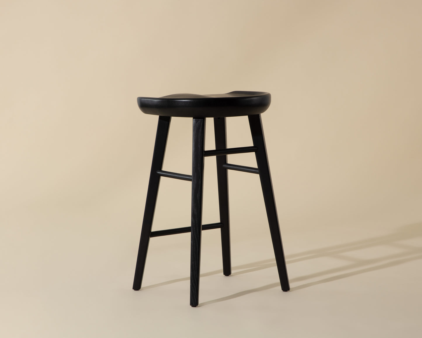 NAHLA DOMINIC COUNTER STOOL - BLACK