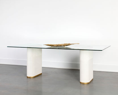 NAHLA AEMOND DINING TABLE - 86.5"