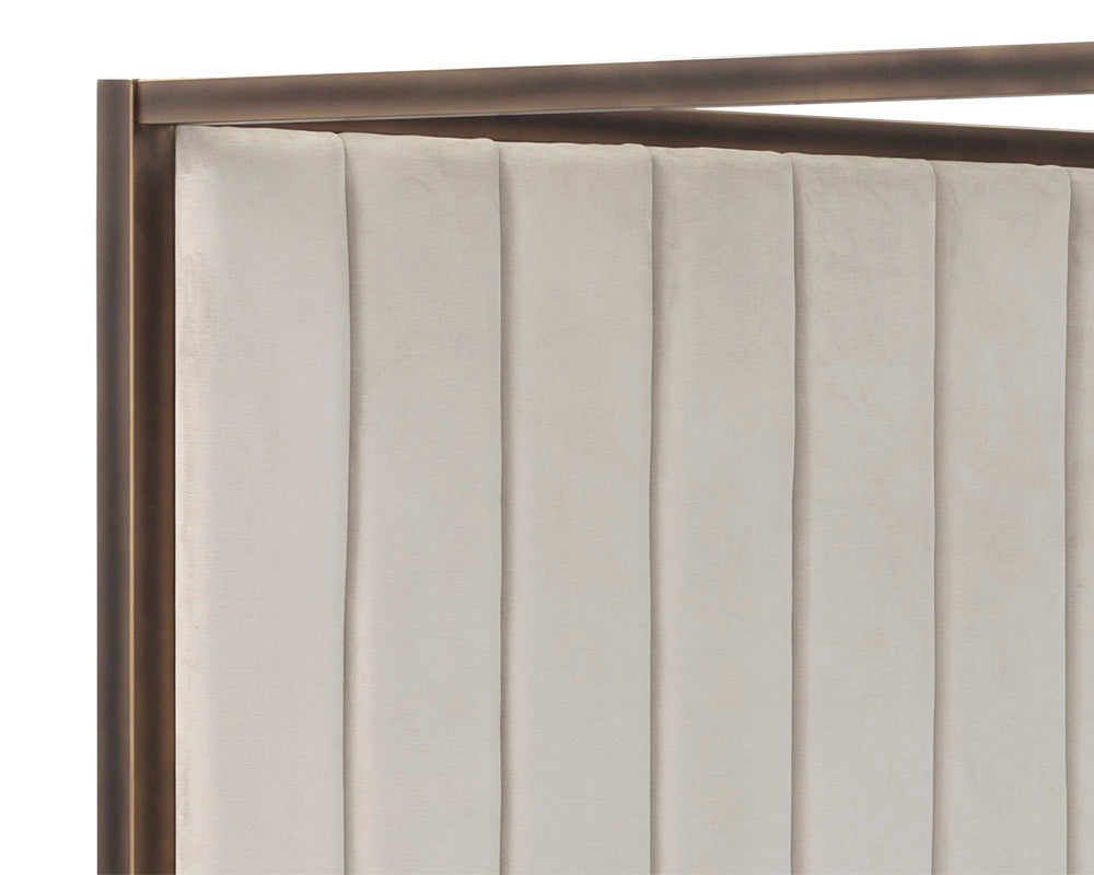 NAHLA CASETTE CANOPY BED - KING - PICCOLO PROSECCO