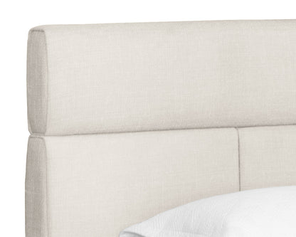 NAHLA BECKHAM BED - KING - CHACHA CREAM