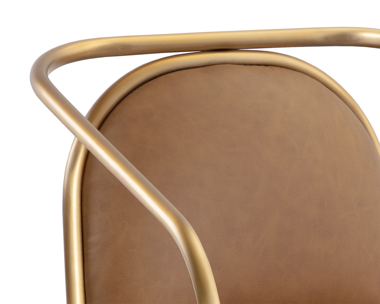 NAHLA CICERO LOUNGE CHAIR - MILLIKEN COGNAC