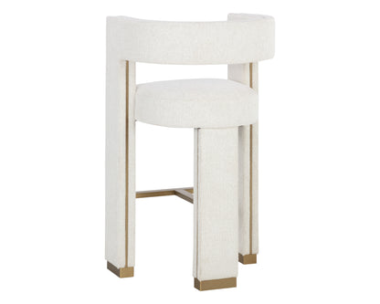 NAHLA ADAMINA BARSTOOL - RHEA LIGHT BARLEY