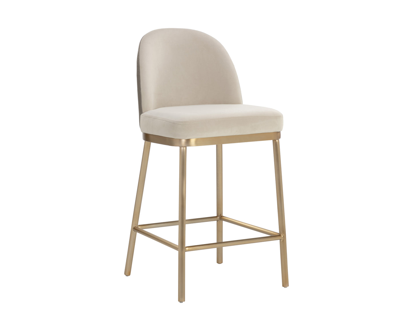 NAHLA LAVANIA COUNTER STOOL - MEG TAUPE / PORCINI TAUPE