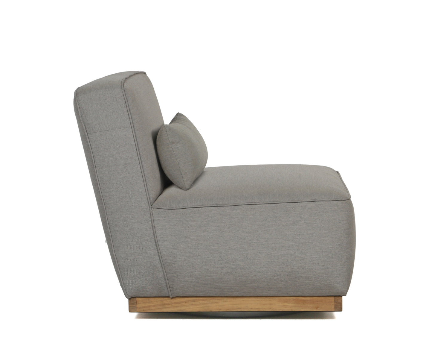NAHLA CARBONIA SWIVEL LOUNGE CHAIR - PALAZZO TAUPE