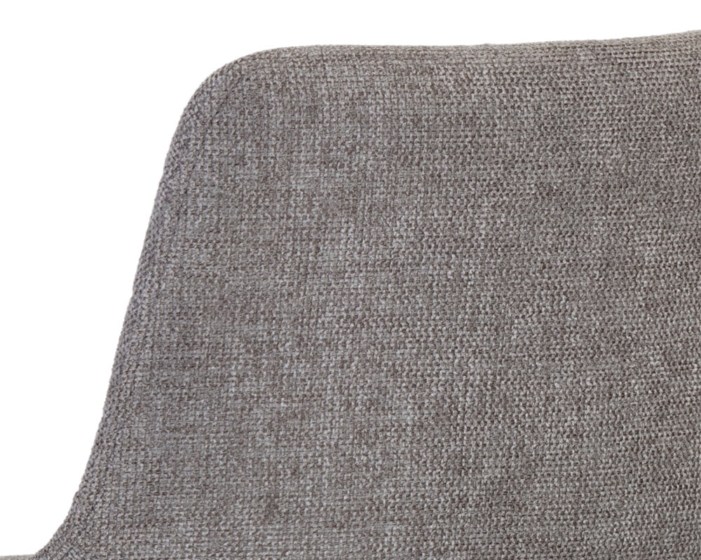 NAHLA ANDRES SWIVEL COUNTER STOOL - BELFAST KOALA GREY