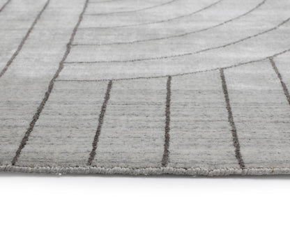 NAHLA FEZ HAND-LOOMED RUG - IVORY / GREY - 9' X 12'