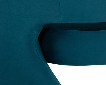 NAHLA ROSALIA LOUNGE CHAIR - TIMELESS TEAL