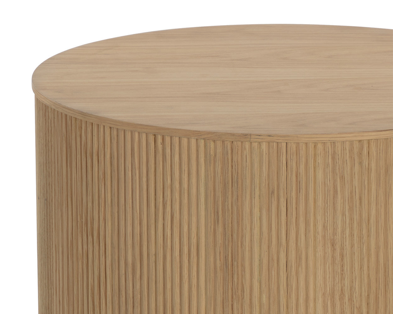 NAHLA KALLA SIDE TABLE - RUSTIC OAK
