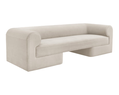 NAHLA IONIC SOFA - MEG TAUPE