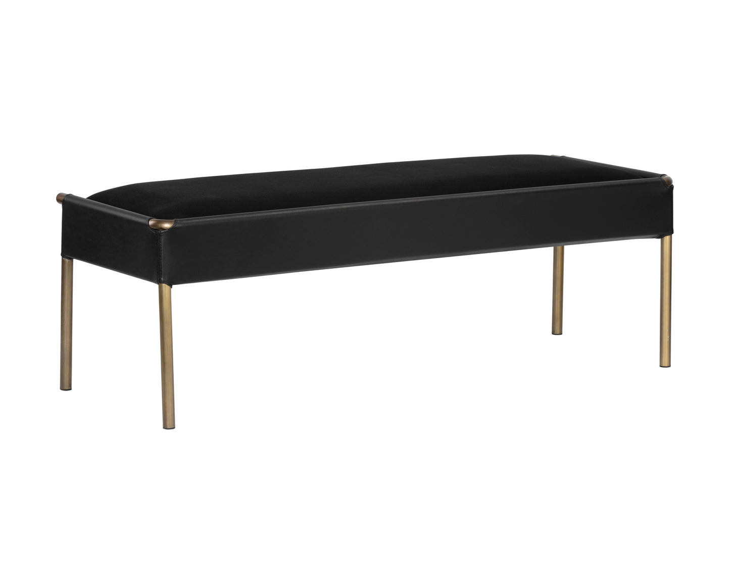 NAHLA BELLEVUE BENCH - ABBINGTON BLACK / BRAVO BLACK