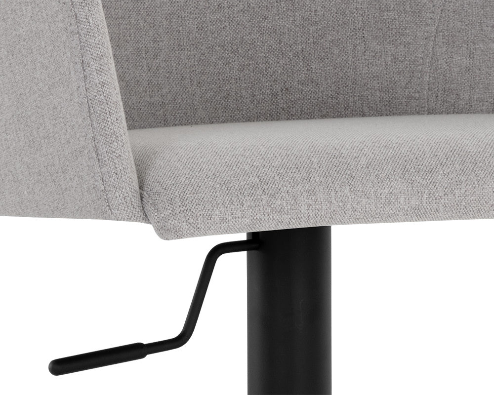 NAHLA HENSLEY ADJUSTABLE STOOL - MINA WARM GREY