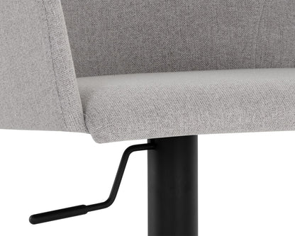 NAHLA HENSLEY ADJUSTABLE STOOL - MINA WARM GREY