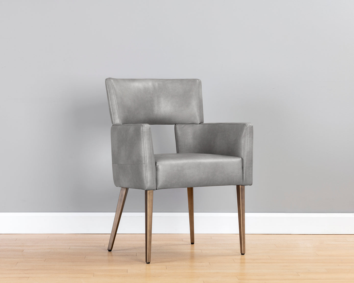 NAHLA AMERIE DINING ARMCHAIR - BRAVO METAL