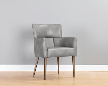 NAHLA AMERIE DINING ARMCHAIR - BRAVO METAL