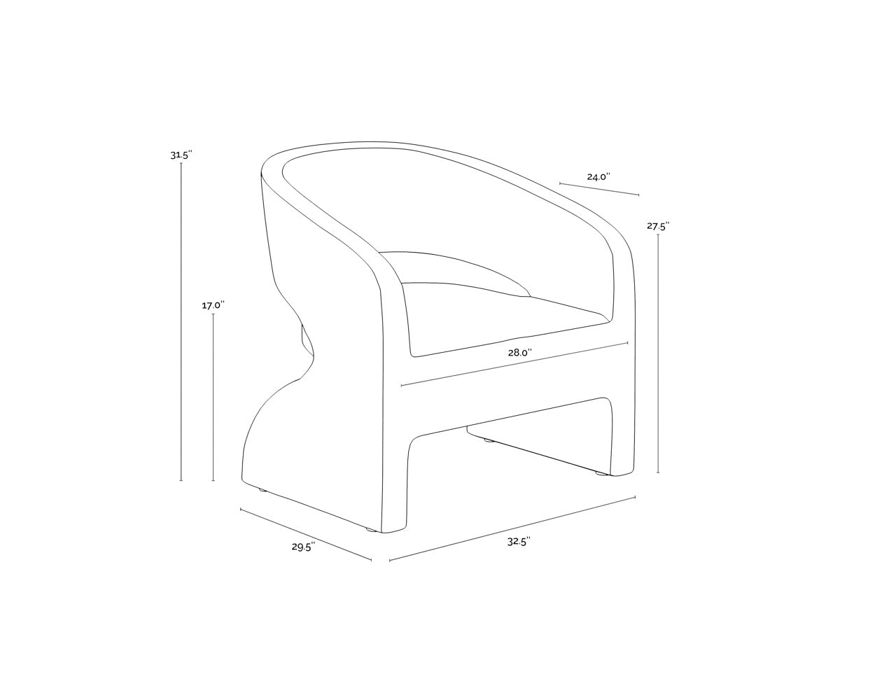 NAHLA CURA LOUNGE CHAIR