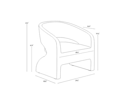 NAHLA CURA LOUNGE CHAIR