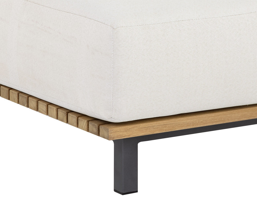 NAHLA GENEVE MODULAR - ARMLESS CHAIR - PALAZZO CREAM