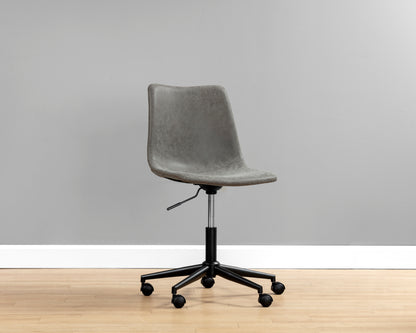 NAHLA CAL OFFICE CHAIR - ANTIQUE GREY