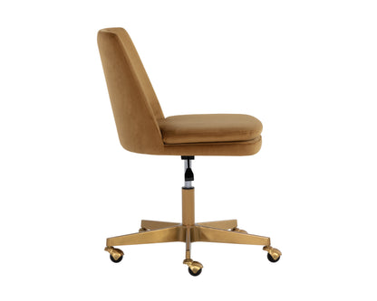 NAHLA BERGET OFFICE CHAIR - GOLD SKY