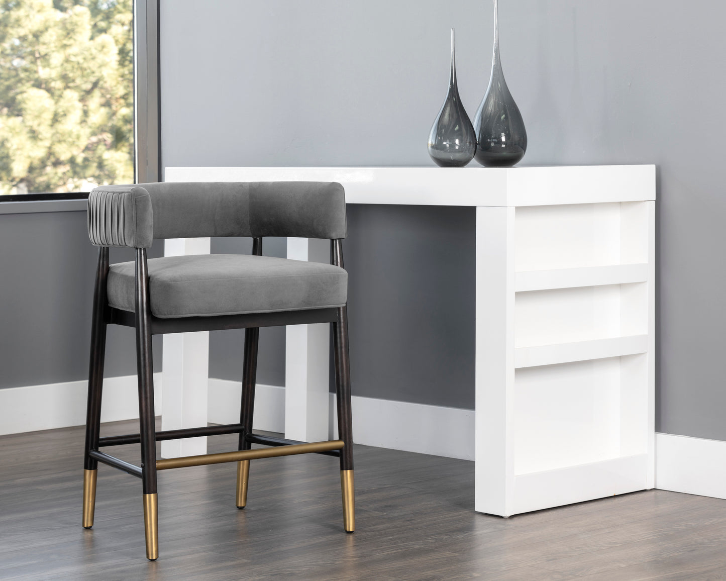 NAHLA CALLEM COUNTER STOOL - ANTONIO CHARCOAL