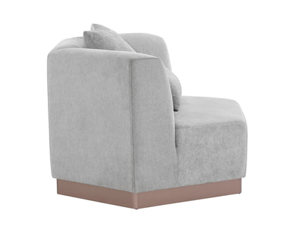 NAHLA AMALIA ARMCHAIR - POLO CLUB STONE