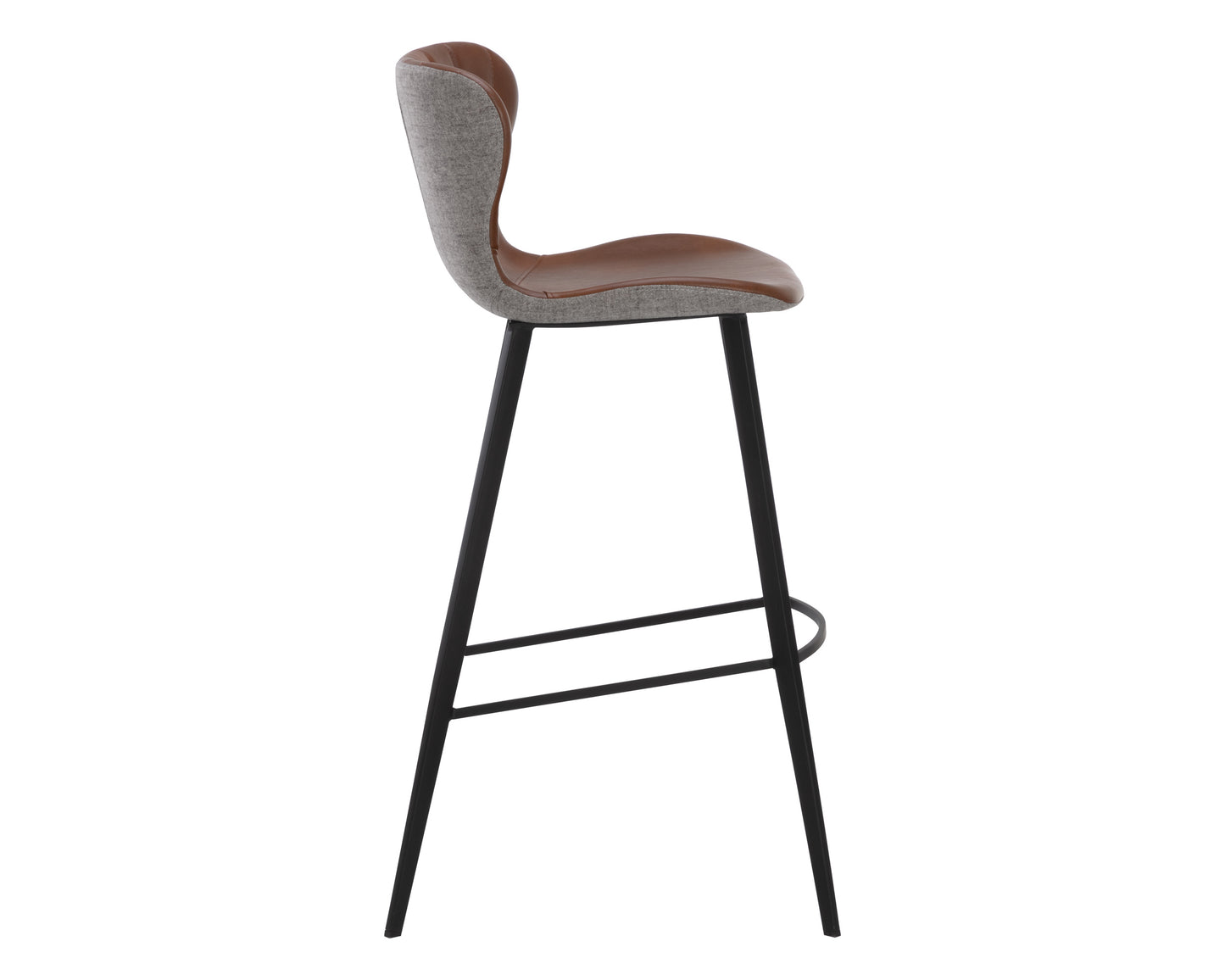 NAHLA ARABELLA BARSTOOL - BRAVO COGNAC / NOVEMBER GREY