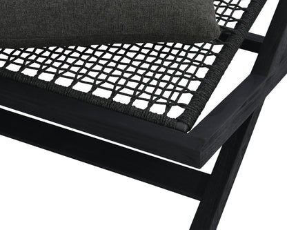 NAHLA BARI STOOL - CHARCOAL - GRACEBAY GREY