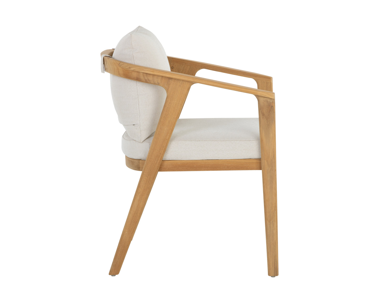 NAHLA CORALINE DINING ARMCHAIR - PALAZZO CREAM