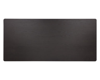 NAHLA KALLA DINING TABLE - RECTANGULAR - CHARCOAL - 96"