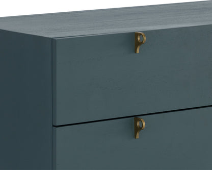 NAHLA CELINE DRESSER - TEAL