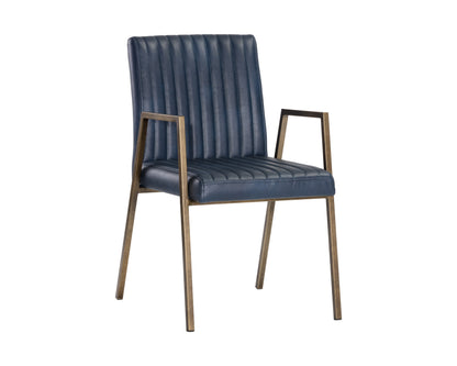 NAHLA HOMER DINING ARMCHAIR - BRAVO ADMIRAL
