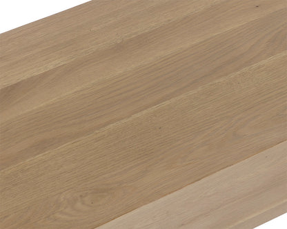NAHLA GREGOR BENCH - RUSTIC OAK