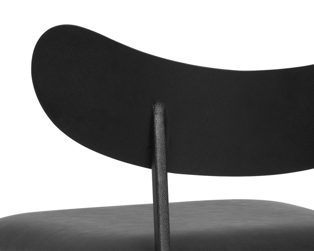 NAHLA GIBBONS COUNTER STOOL - BLACK - BRAVO PORTABELLA