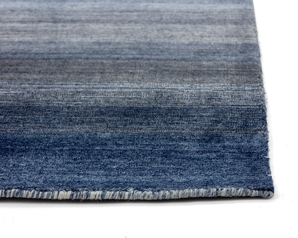 NAHLA LAGOS HAND-LOOMED RUG - BLUE - 5' X 8'