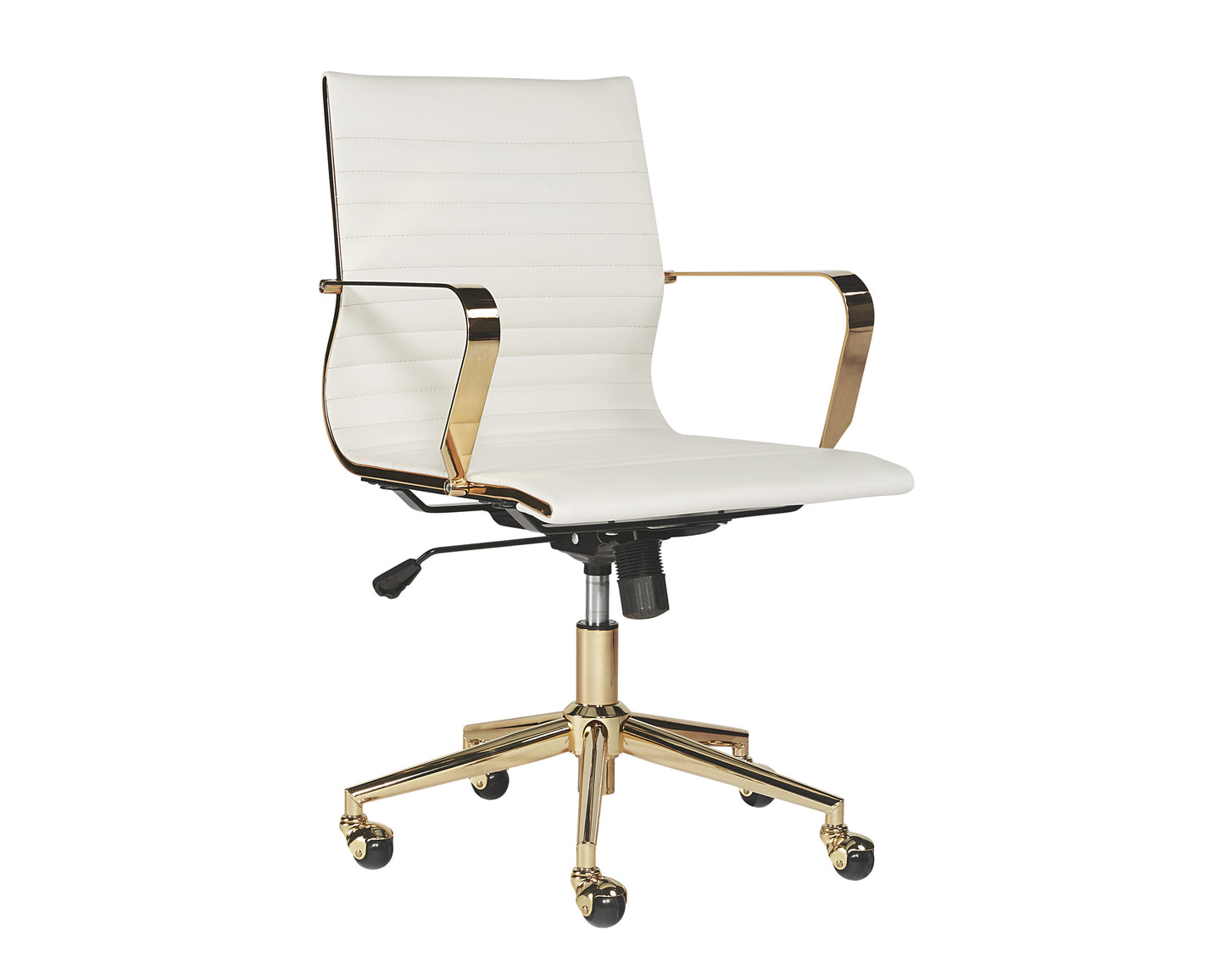 NAHLA JESSICA OFFICE CHAIR - SNOW