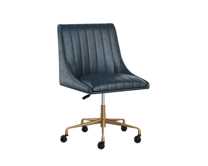 NAHLA HALDEN OFFICE CHAIR - VINTAGE BLUE