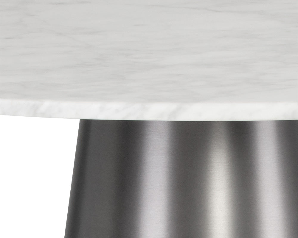 NAHLA DAMON BAR TABLE - GUNMETAL