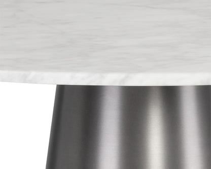 NAHLA DAMON BAR TABLE - GUNMETAL