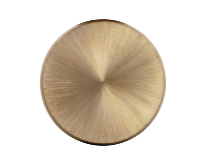 NAHLA CREED COFFEE TABLE - SMALL - ANTIQUE GOLD
