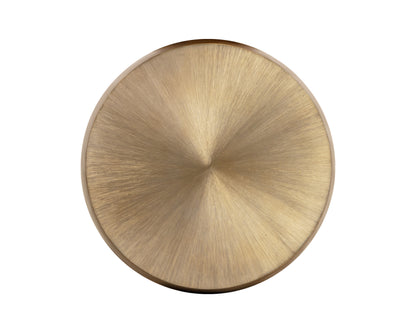 NAHLA CREED COFFEE TABLE - SMALL - ANTIQUE GOLD